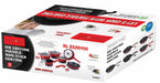 Royalty Line RL-ES2014M: 14-delige pannenset met marmercoating, zilver - Bivakshop