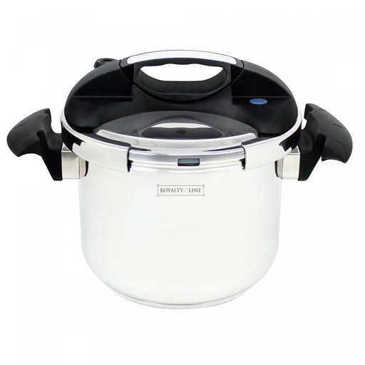 Royalty Line RL-PC8L: 8L Stainless Steel Pressure Cooker - Bivakshop