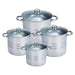 Royalty Line RL-SP8: Royalty Line RVS Kookpannen Set 8-delig - Bivakshop