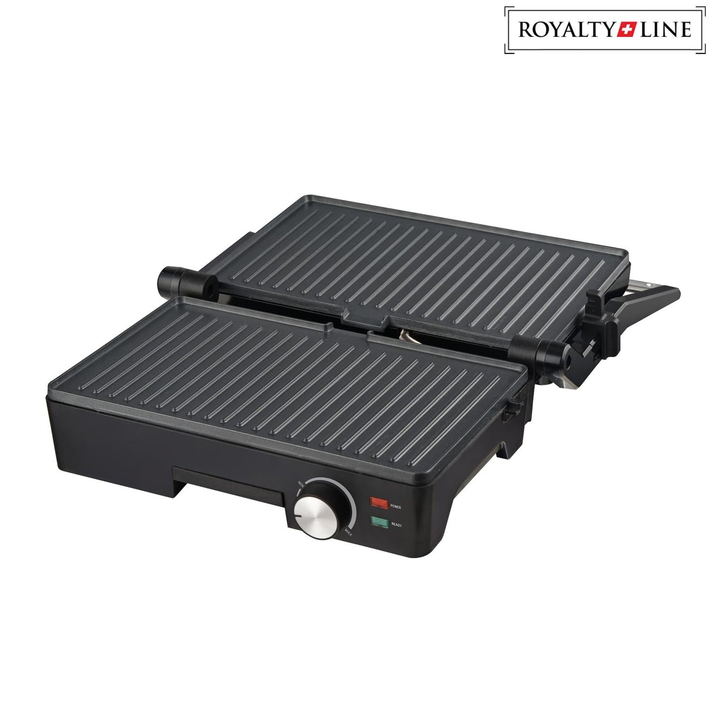 Royalty Line Zwart Broodrooster Grill 1600W - Bivakshop