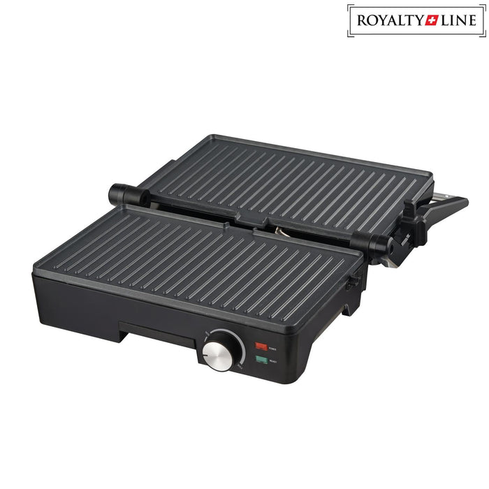 Royalty Line Zwart Broodrooster Grill 1600W - Bivakshop