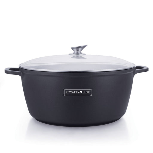 Royaltylijn RL - BS44M; Diepe pot met marmeren coating 44cm - Bivakshop