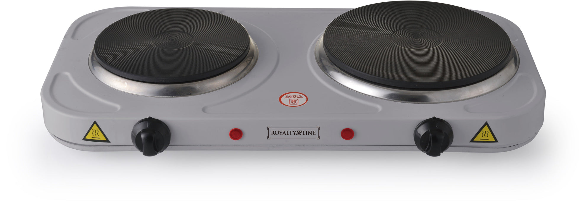Royaltylijn RL - DKP2500.15; kookplaat 1000+1500W zilver - Bivakshop