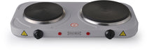 Royaltylijn RL - DKP2500.15; kookplaat 1000+1500W zilver - Bivakshop