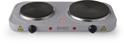 Royaltylijn RL - DKP2500.15; kookplaat 1000+1500W zilver - Bivakshop