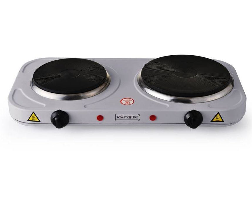 Royaltylijn RL - DKP2500.15; kookplaat 1000+1500W zilver - Bivakshop
