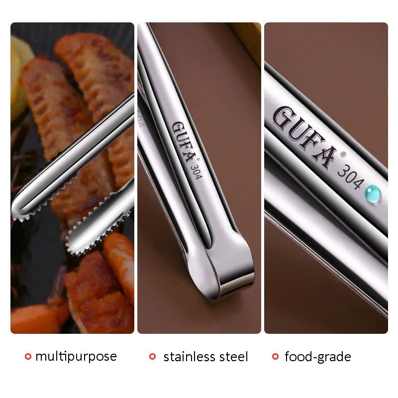 RVS Grill Tang - Kookgerei voor BBQ en bakken - Bivakshop