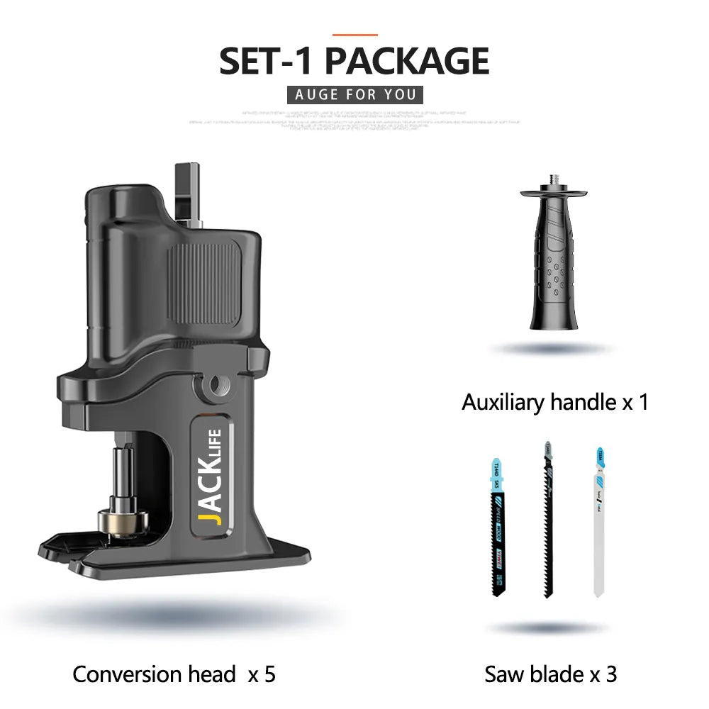 Screwdriver Conversion Head, Electric Drill to Electric Saw, Household Reciprocating Saw, Multifunctional, Wood Tools - Bivakshop