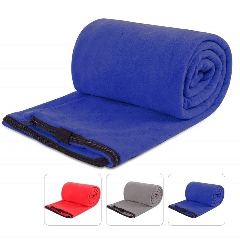 Slaapzak - Fleece slaapzak - Deken voor buiten kamperen - Bivakshop