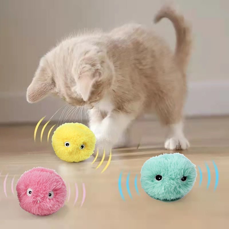 Slimme kat speelgoed - Interactieve bal pluche - Elektrische kattenkruid training speelgoed - Bivakshop