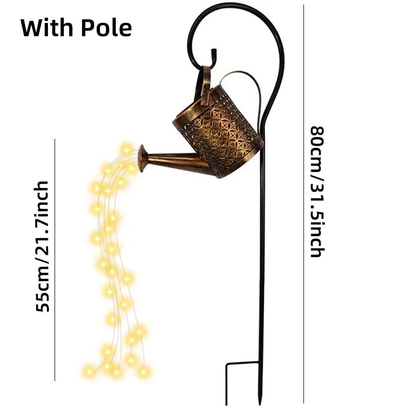 Solar gieter licht opknoping waterval lamp - Waterdichte tuindecoratie - Bivakshop