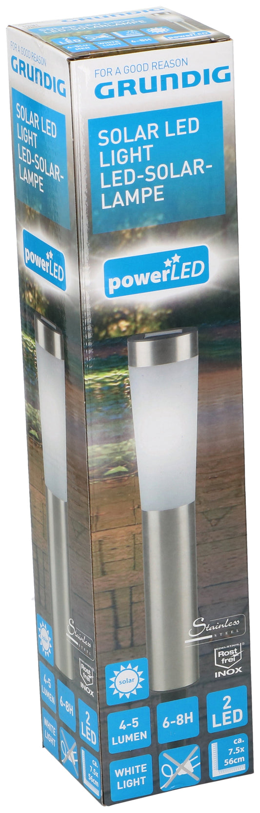 Solar tuinverlichting 7,5 X 56 cm - Sfeervolle verlichting op zonne-energie - Bivakshop