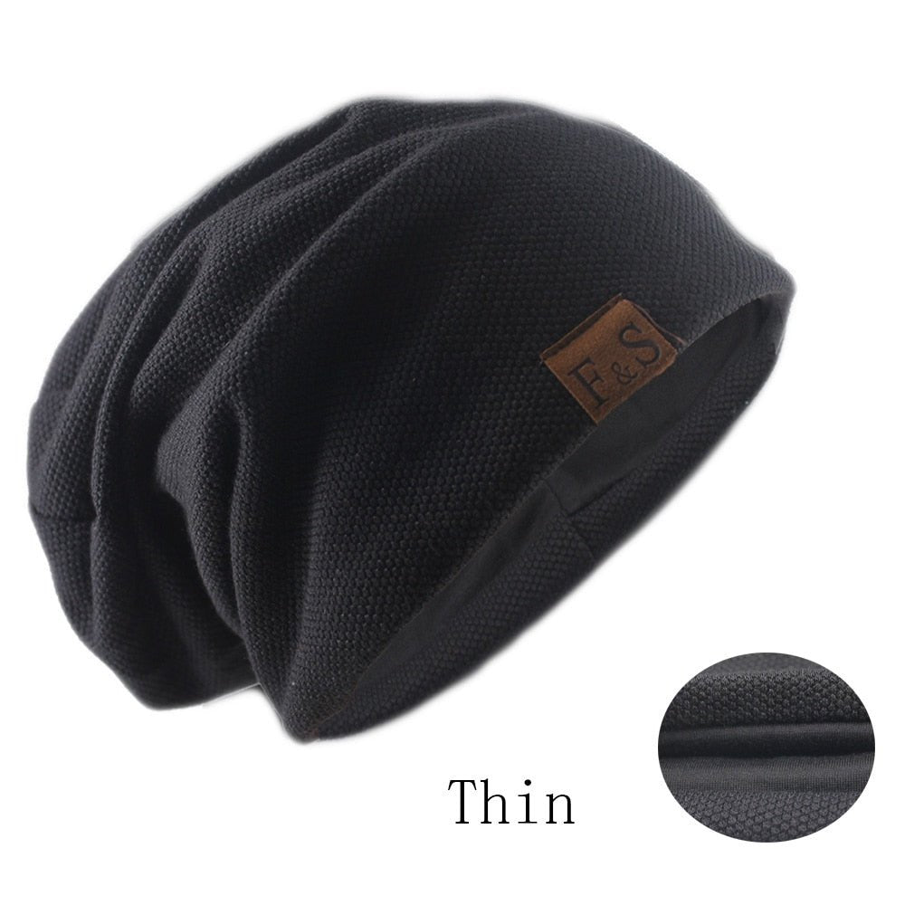 Stijlvolle herfst motorkap hoed - Effen kleur skullies mutsen - Unisex - Bivakshop