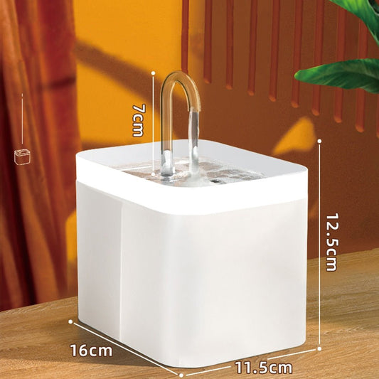 Stille en hygiënische kat fontein - 1.5L automatische waterdispenser voor huisdieren - Bivakshop