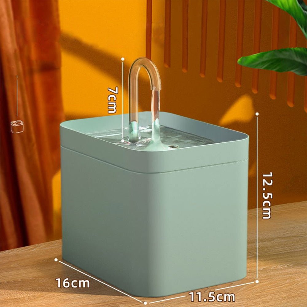 Stille en hygiënische kat fontein - 1.5L automatische waterdispenser voor huisdieren - Bivakshop