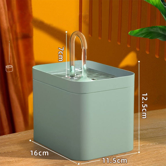 Stille en hygiënische kat fontein - 1.5L automatische waterdispenser voor huisdieren - Bivakshop