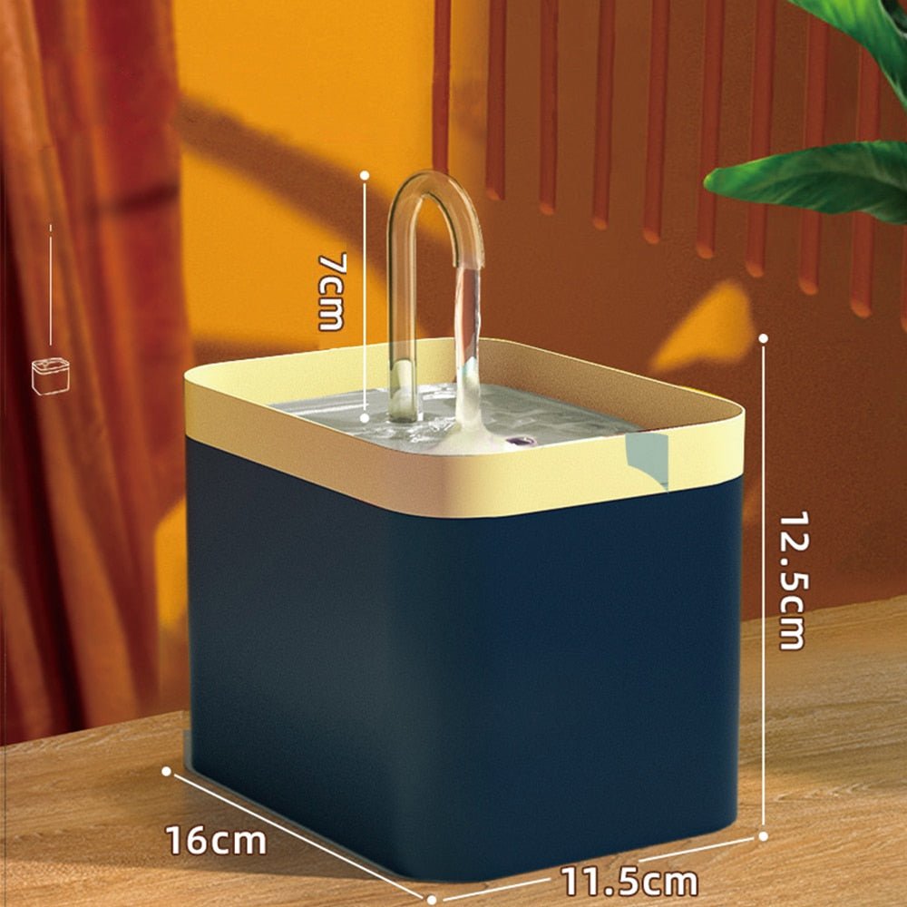 Stille en hygiënische kat fontein - 1.5L automatische waterdispenser voor huisdieren - Bivakshop
