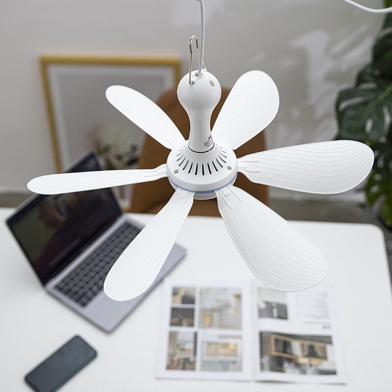 Stille USB-aangedreven plafondventilator - Geniet van een briesje overal waar je gaat! - Bivakshop