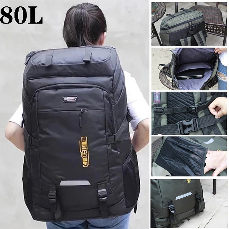 Stoere outdoor rugzak - 50L en 80L - Universeel - Bivakshop