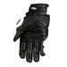Stoere zwarte motorhandschoenen van echt leer - Voor heren - Bivakshop