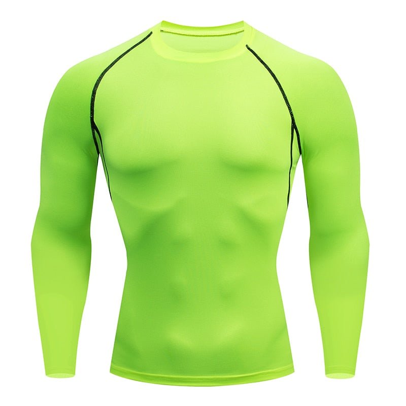Strakke T-shirt met lange mouwen voor mannen - Sportkleding - Aziatische maat! - Bivakshop