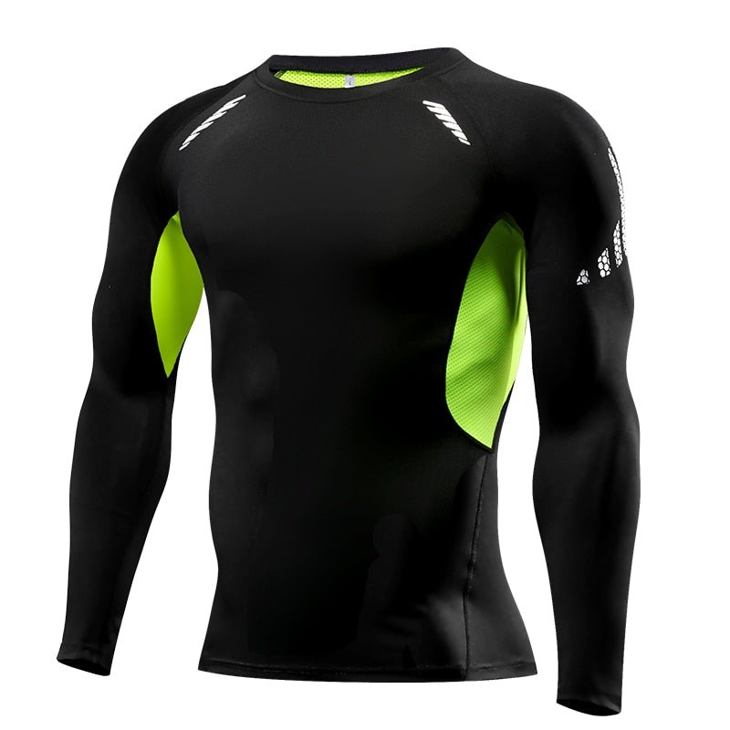 Strakke T-shirt met lange mouwen voor mannen - Sportkleding - Aziatische maat! - Bivakshop