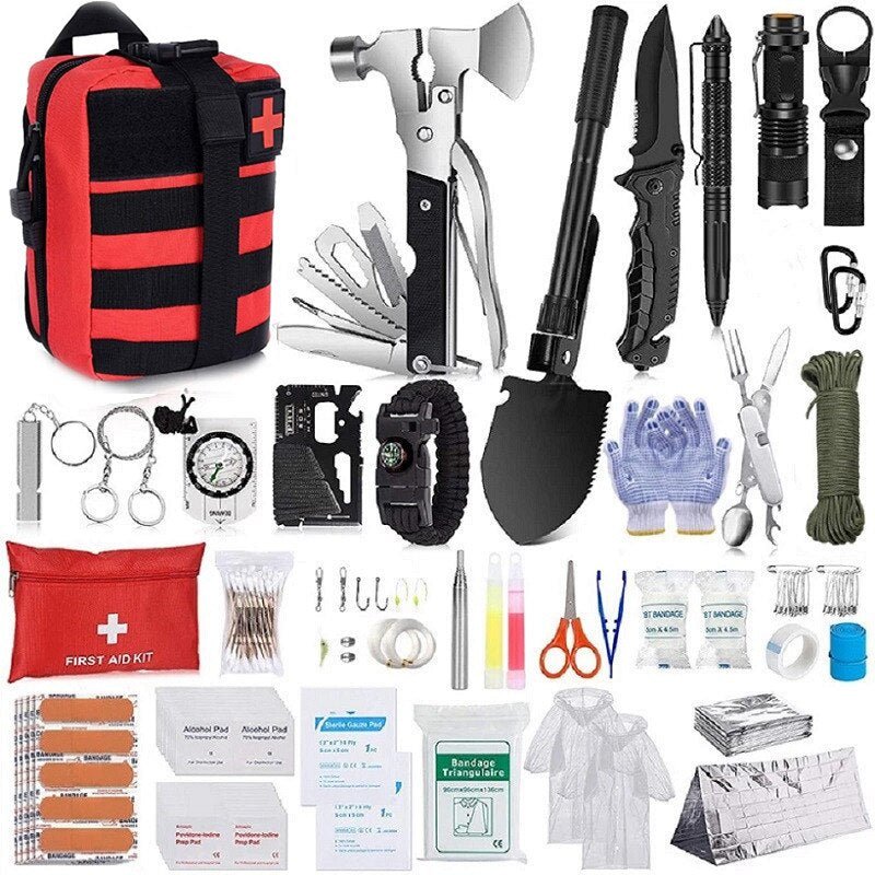 Survival kit - Eerste hulp kit - 200 in 1 - Bivakshop