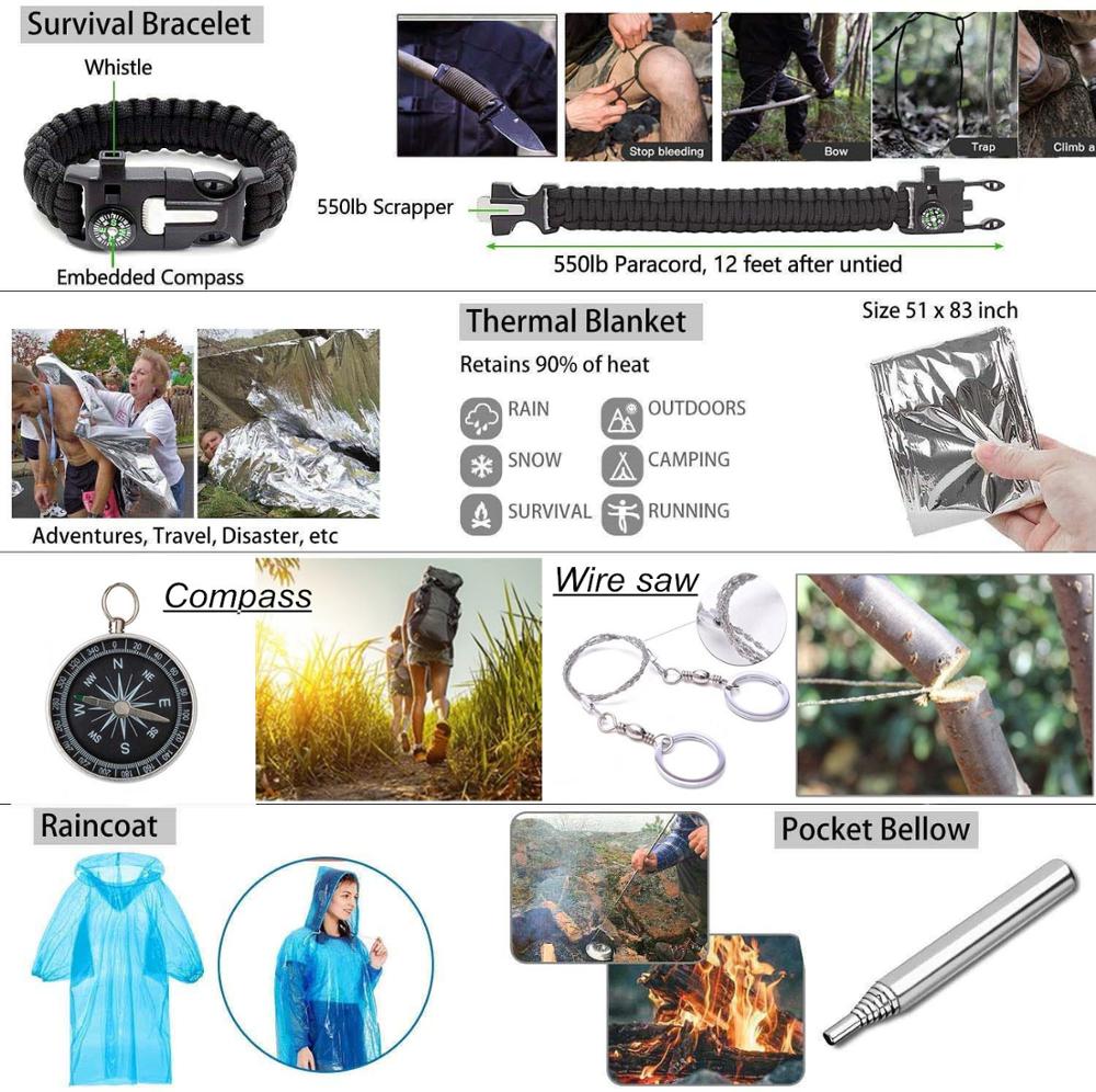 Survival kit - Met of zonder mes - Buitenshuis avontuur - Bivakshop