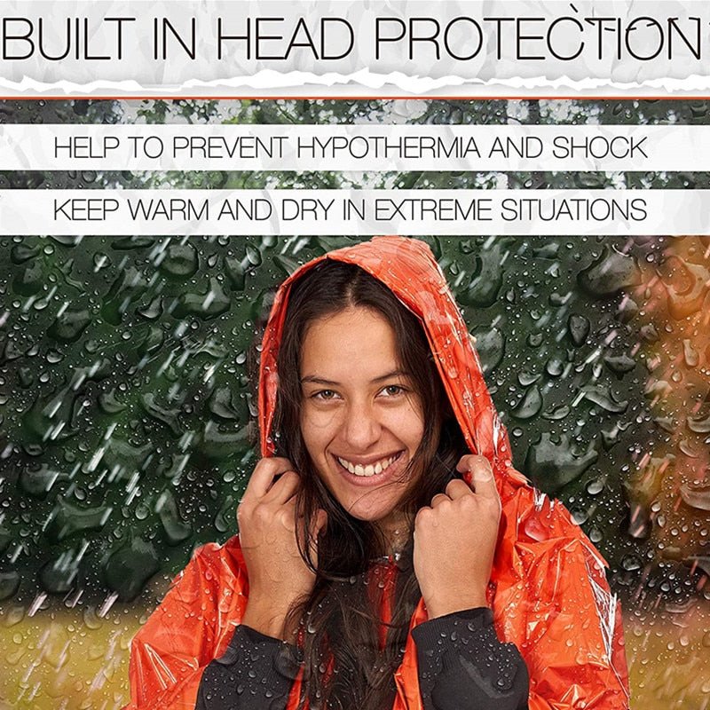 Survival regen poncho - 2 stuks - Bivakshop