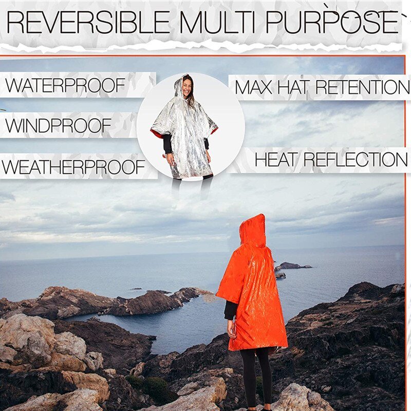 Survival regen poncho - 2 stuks - Bivakshop