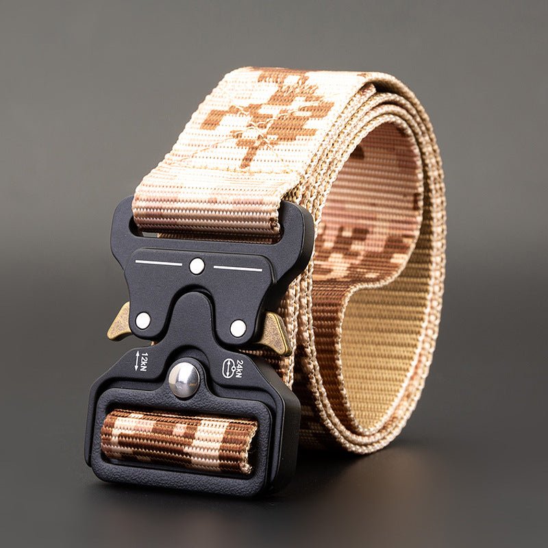 Tactical Belt - Militaire Combat Riem - Heupriem - Outdoor Sport - Verstelbare Riem - Bivakshop