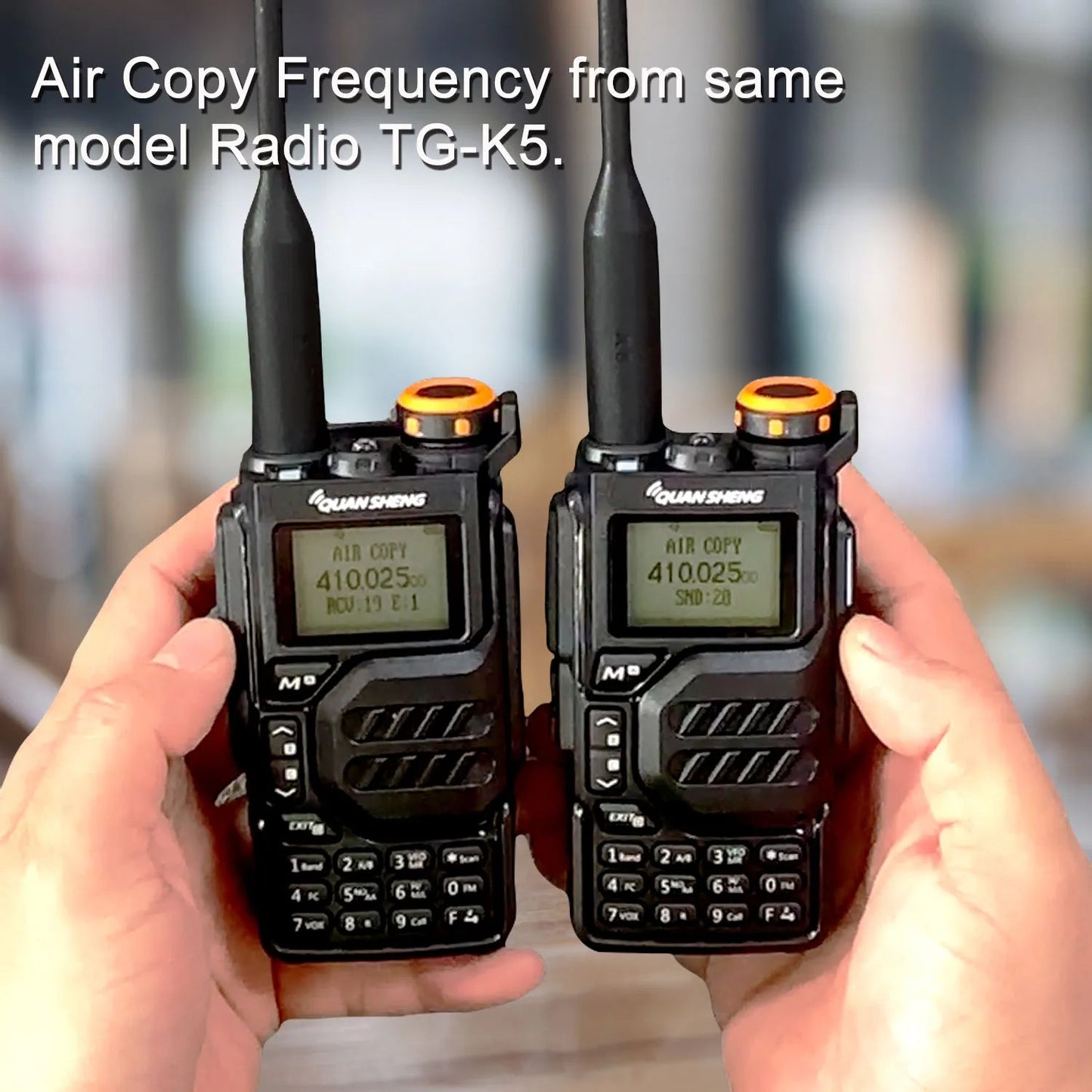 Tactische multifunctionele Walkie Talkie UV-K5 - Alles-in-één radio - Bivakshop
