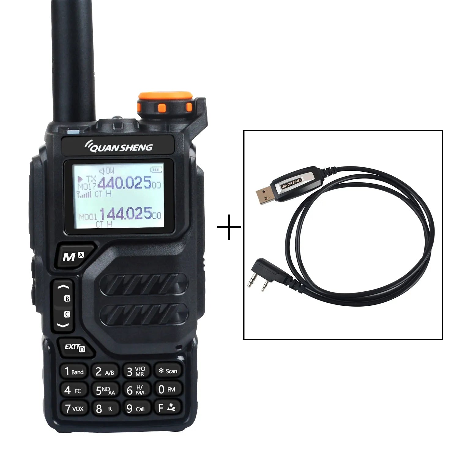 Tactische multifunctionele Walkie Talkie UV-K5 - Alles-in-één radio - Bivakshop