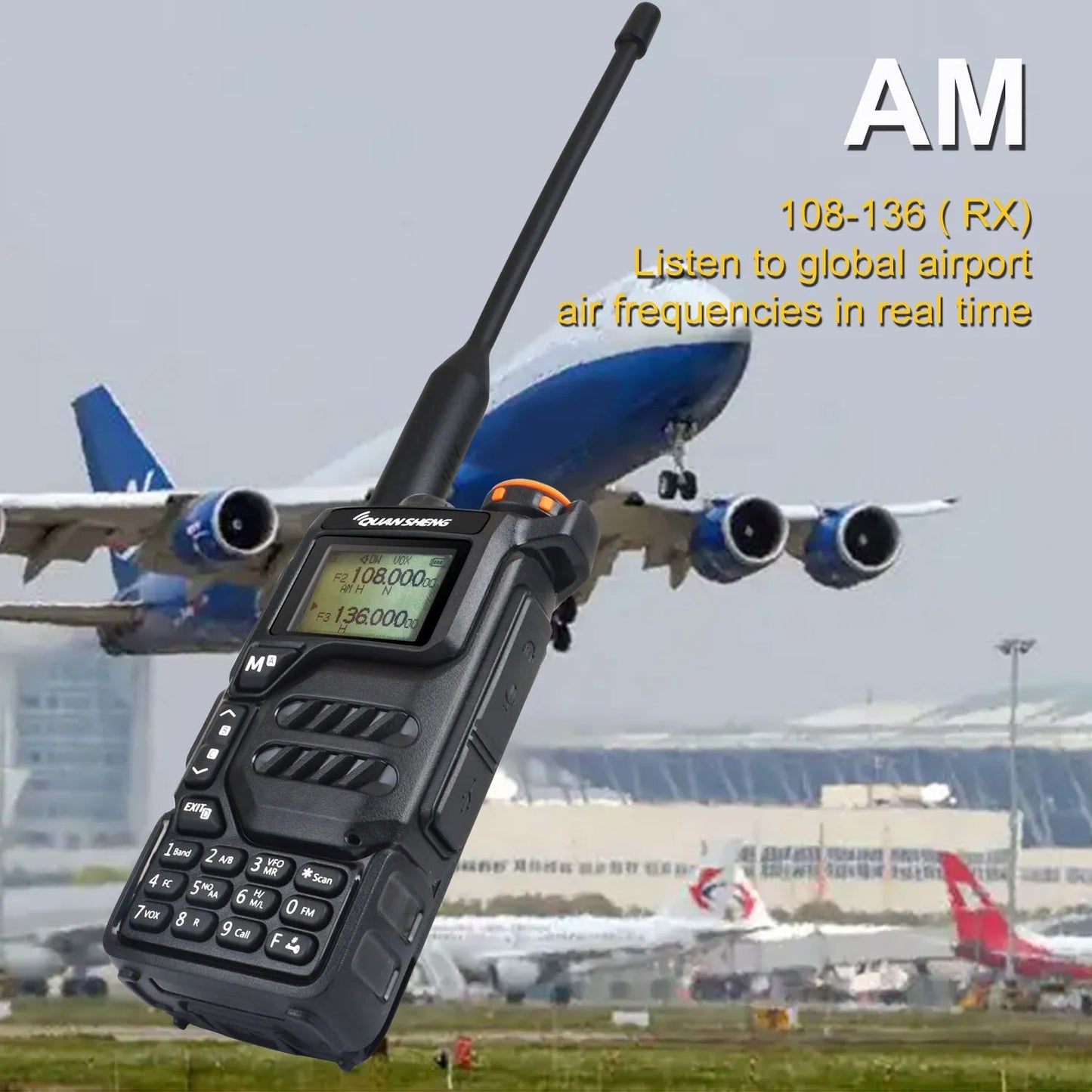 Tactische multifunctionele Walkie Talkie UV-K5 - Alles-in-één radio - Bivakshop