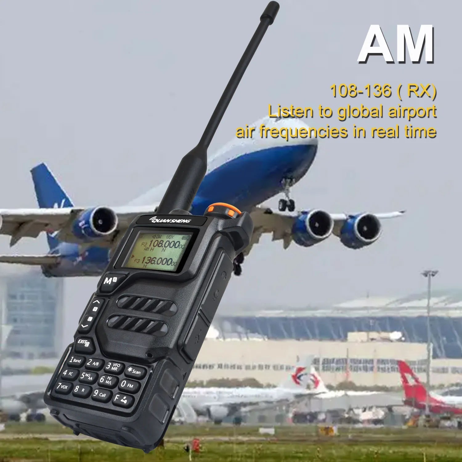 Tactische multifunctionele Walkie Talkie UV-K5 - Alles-in-één radio - Bivakshop