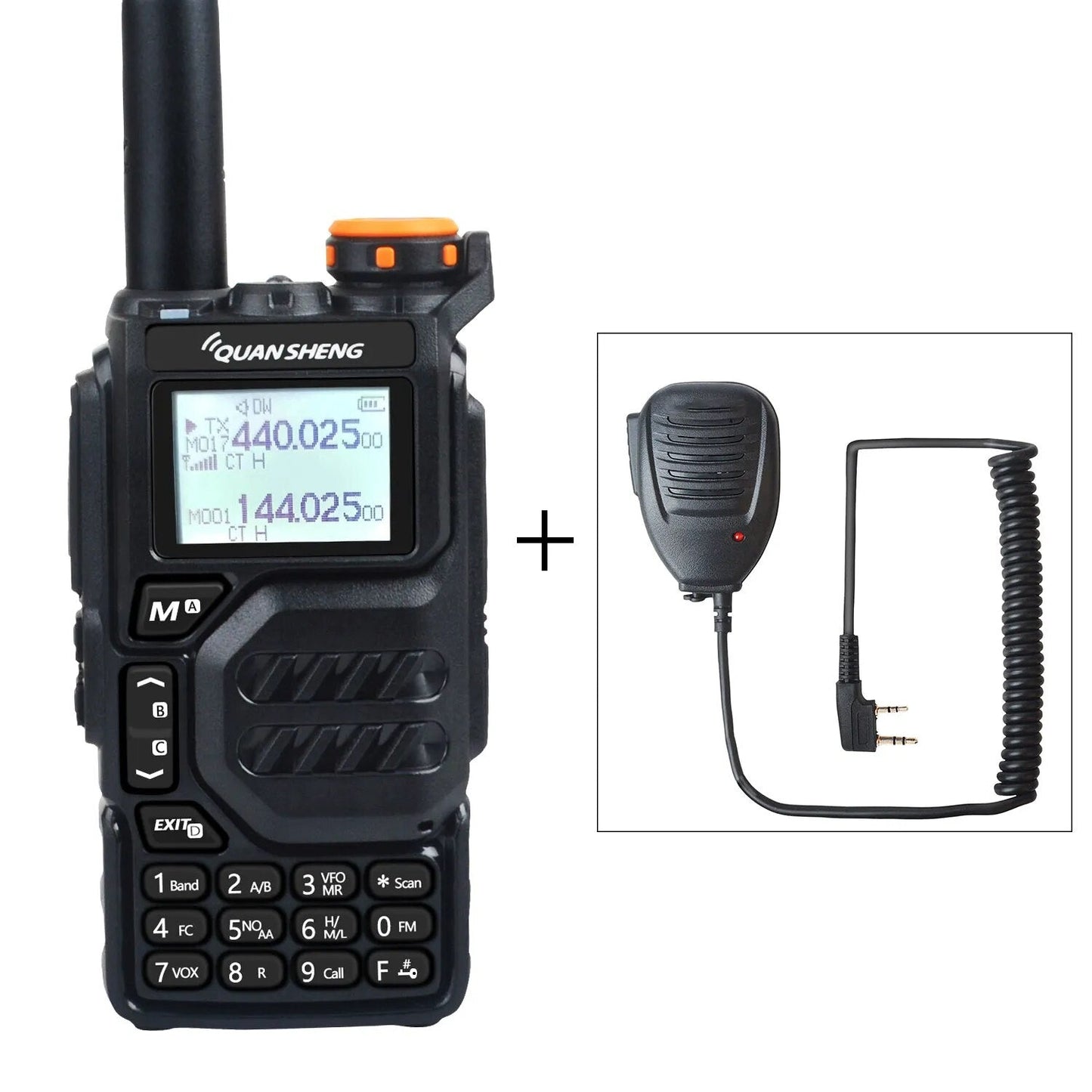 Tactische multifunctionele Walkie Talkie UV-K5 - Alles-in-één radio - Bivakshop