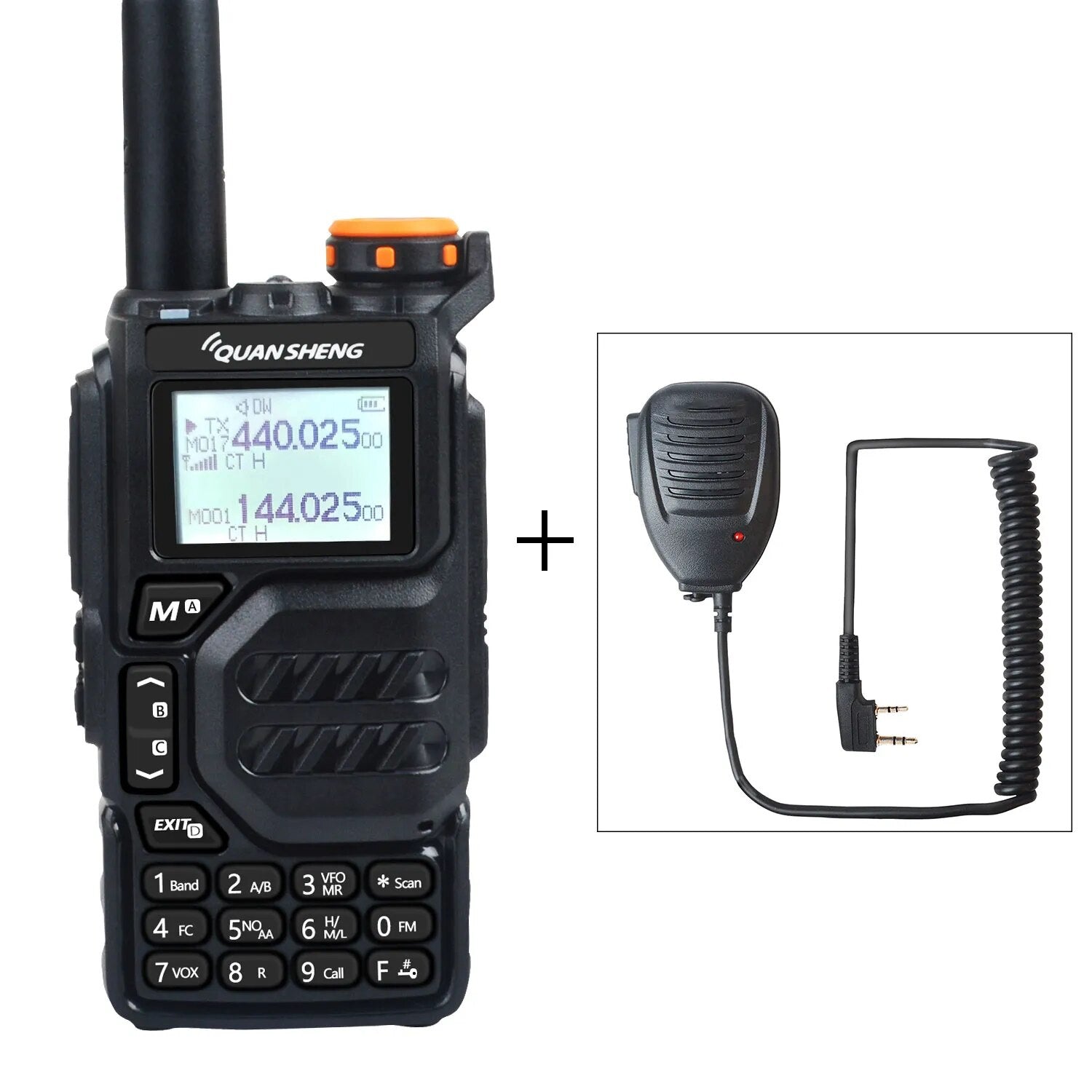 Tactische multifunctionele Walkie Talkie UV-K5 - Alles-in-één radio - Bivakshop