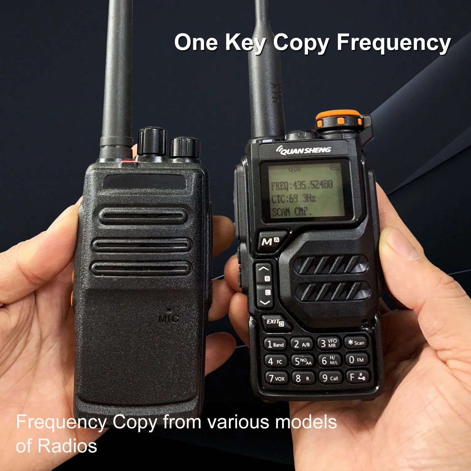 Tactische multifunctionele Walkie Talkie UV-K5 - Alles-in-één radio - Bivakshop