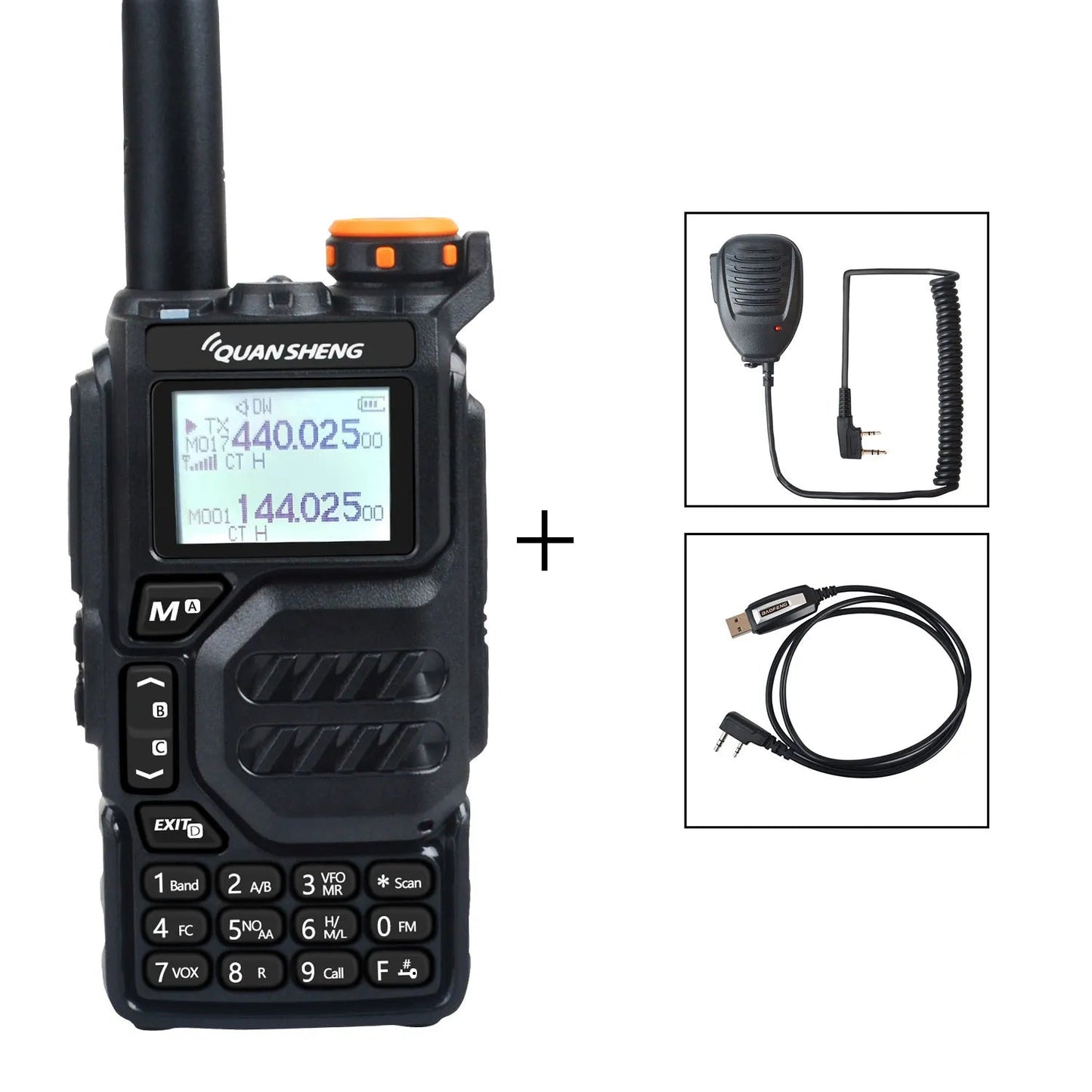 Tactische multifunctionele Walkie Talkie UV-K5 - Alles-in-één radio - Bivakshop