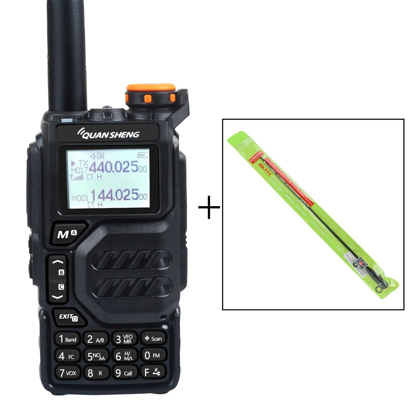Tactische multifunctionele Walkie Talkie UV-K5 - Alles-in-één radio - Bivakshop