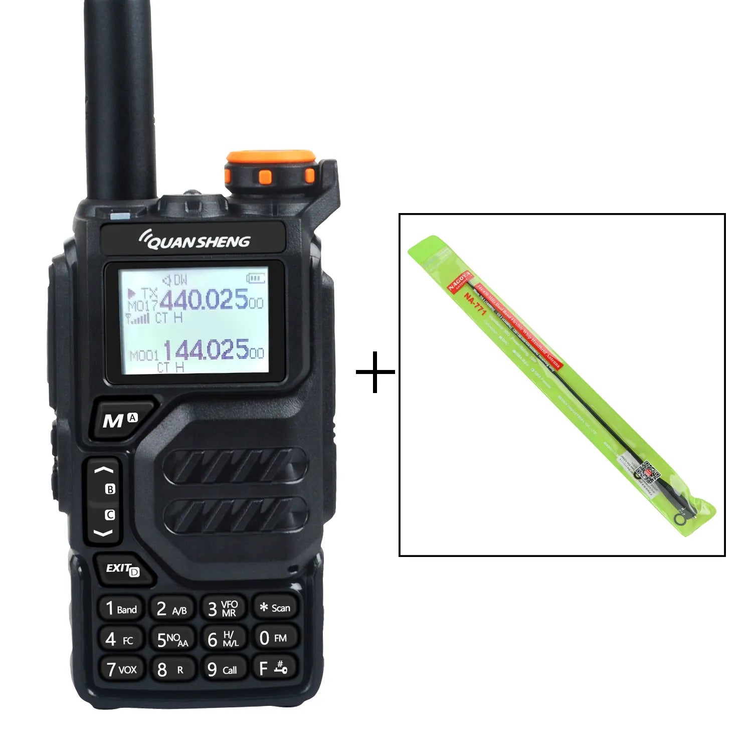 Tactische multifunctionele Walkie Talkie UV-K5 - Alles-in-één radio - Bivakshop