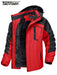 Tacvasen fleece voering bergjas voor heren - Winteroutwear met afneembare capuchon - Bivakshop