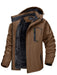 Tacvasen fleece voering bergjas voor heren - Winteroutwear met afneembare capuchon - Bivakshop