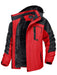 Tacvasen fleece voering bergjas voor heren - Winteroutwear met afneembare capuchon - Bivakshop