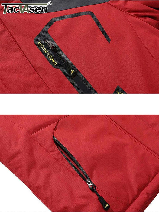 Tacvasen fleece voering bergjas voor heren - Winteroutwear met afneembare capuchon - Bivakshop