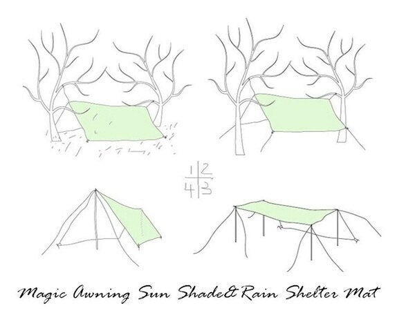 Tent - Multi functioneel zeil - Bivakshop