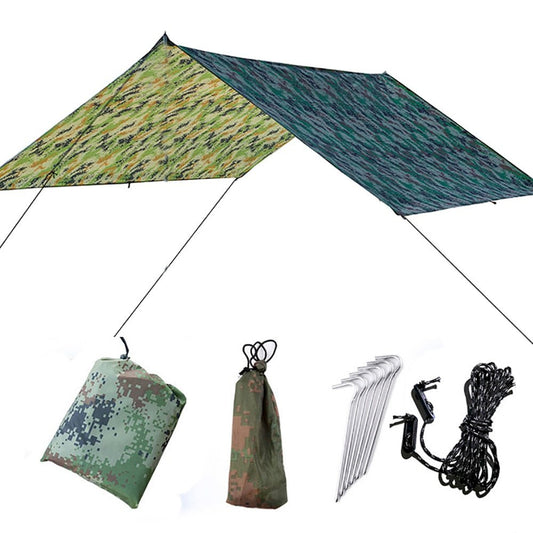 Tent voor 3-4 personen - Multi functioneel zeil - UV bescherming - Bivakshop