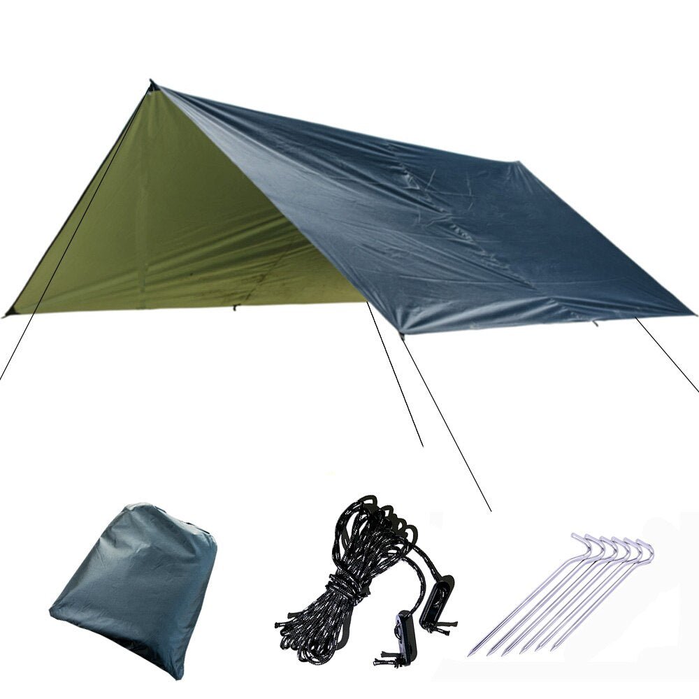 Tent voor 3-4 personen - Multi functioneel zeil - UV bescherming - Bivakshop