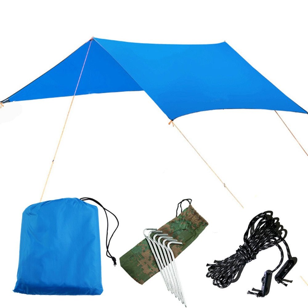 Tent voor 3-4 personen - Multi functioneel zeil - UV bescherming - Bivakshop