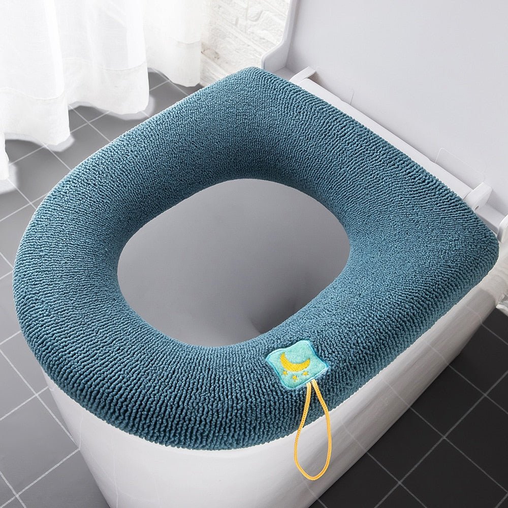 Toilet Kussen - Wasbaar - Badkamer Accessoires - O-Vorm - Bivakshop